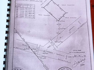 Zanguera Klikame : 2 lots et 1/2 cloturés à vendre