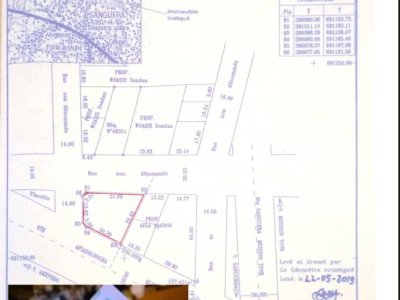 ZANGUERA KLIKAME: UN LOT CLOTURE A VENDRE